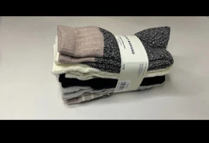 Lucky Brand Ladies' Boot Sock, 6-Pair Super Soft Yarn Soft Stretch Rib Cuff - Picture 1 of 8