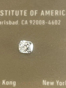 0.33 Carat GIA Certified Cushion, Cut Loose Natural Earth Mined Diamond - Picture 1 of 2