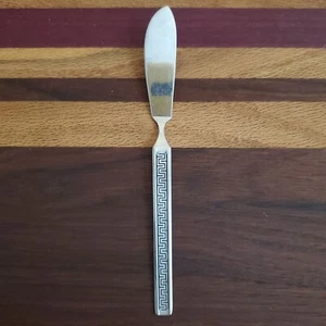 Vtg MCM Noritake Eros Cheese ButterKnife Replacement Retired GreekKey Serpentine - Picture 1 of 4