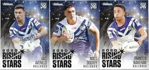 2021 Nrl Traders Rising Stars 3 Card Team Set BULLDOGS - Imagen 1 de 1