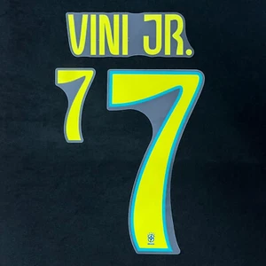 OFFICIAL VINI.JR #7 Brazil Away 2024-25 PRINT - Picture 1 of 6