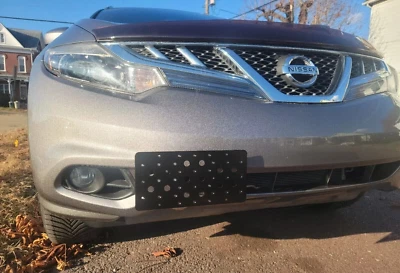 Kit de soporte de matrícula de gancho de remolque para parachoques delantero para Nissan Murano 2009-2014 nuevo Foto 1 de 4