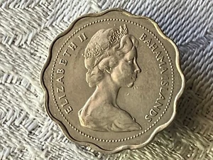Moneda de 10 centavos Bahamas 1969 - Imagen 1 de 2