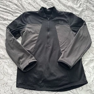 UNDER ARMOUR Mens Cold Gear Softshell Jacket - 1/2 Zip Pullover -Gray Size M - Picture 1 of 4