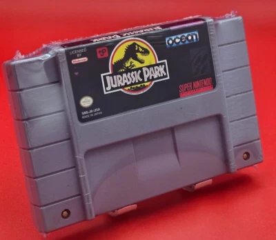 Jurassic Park (Super Nintendo Entertainment System SNES) Cart Only - Tested - Image 1 of 2