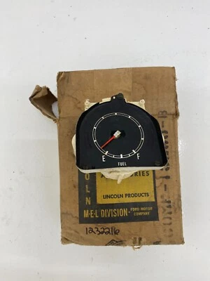 Mercury NOS 1958 medidor de combustible nuevo stock antiguo tablero indicador de gas panel de instrumentos Foto 1 de 4