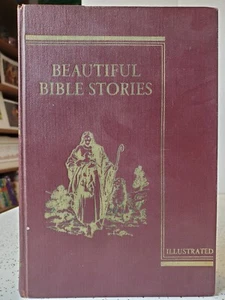 Beautiful Bible Stories Hardcover Illustrated By Rev. Charles P. Roney 1948 VG - Picture 1 of 12