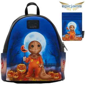 Loungefly Trick 'R Treat Glow-In-The-Dark Sam Mini Backpack Set New - Picture 1 of 7