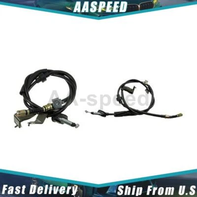 Cabo de freio de estacionamento traseiro esquerdo direito para 1992 1993 1994 1995 Honda Civic 2 peças - Imagem 1 de 4