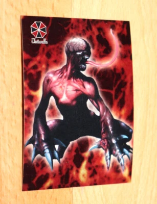 1998 Resident Evil 1 2 3 Wildstorm Trading Card Capcom Monsters Licker 20 - Image 1 of 3