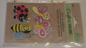 Crafter's Square Iron-On bugs Patches - Adorable! - Picture 1 of 2