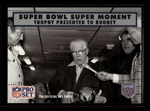 1990 Pro Set Super Bowl XXV Silver Anniv #142 Pete Rozelle (EX)(FTB) - Picture 1 of 2