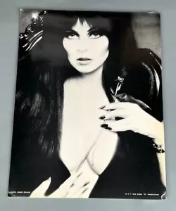 Elvira Fanclub Ordner (1988) Herrin der Dunkelheit Vintage Kunst Papierhalter x - Bild 1 von 11