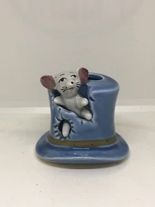 Doodle Mouse Peeking From A Hole Lippenstifthalter Vintage Mid Century - Bild 1 von 10
