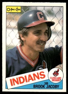 1985 O-Pee-Chee VTG OPC Baseball Brook Jacoby Cleveland Indians #327 - Picture 1 of 2