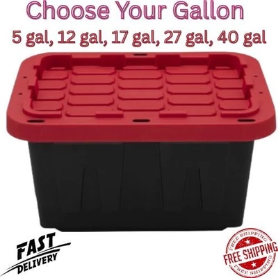 Hyper Tough Storage Bin Plastic Storage (Choose Your Gallon) - Image 1 of 4