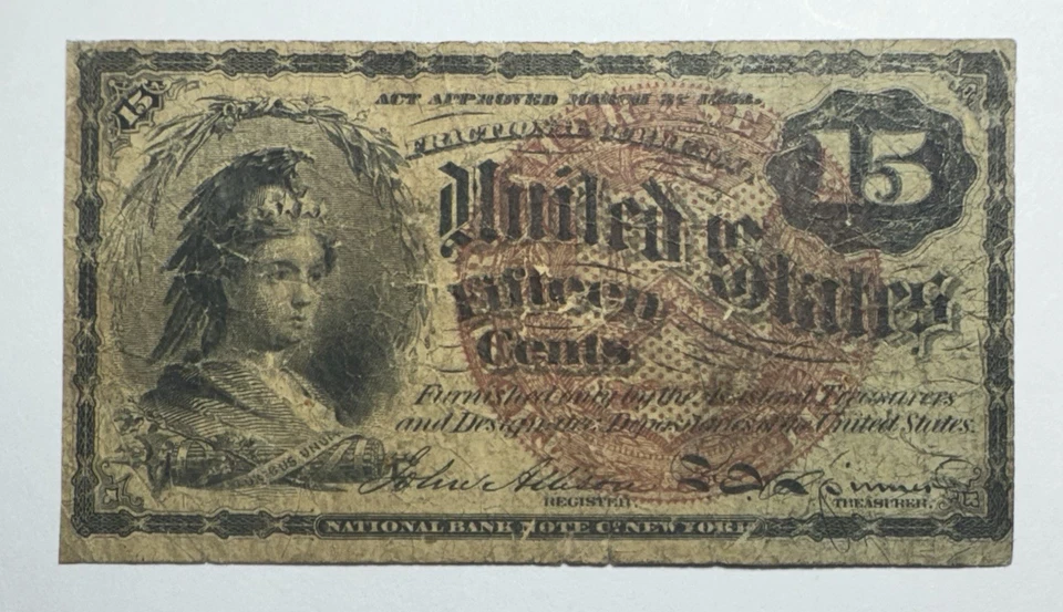 15 Cent US Fractional Currency, 4th. Series - Image 1 of 2