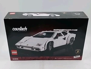 LEGO Icons: Lamborghini Countach 5000 Quattrovalvole 10337 NUOVO SCATOLA APERTA (#R3-A4) - Foto 1 di 6