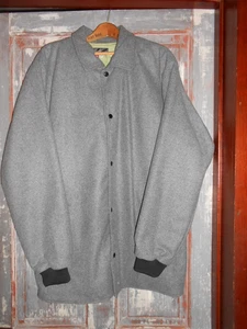 NEW JOHNNY SUEDE 1950s Wool Clicker Car Club Coat Jacket Satin Lined 2XL Kustoms - Picture 1 of 3