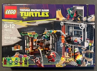 Teenage Mutant Ninja Turtles LEGO 79103 Turtle Lair Attack Nuevo Sellado Retirado Foto 1 de 2