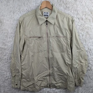 Iceberg Jeans Shirt Zip Up Size L Y2K Vintage RARE - Picture 1 of 9