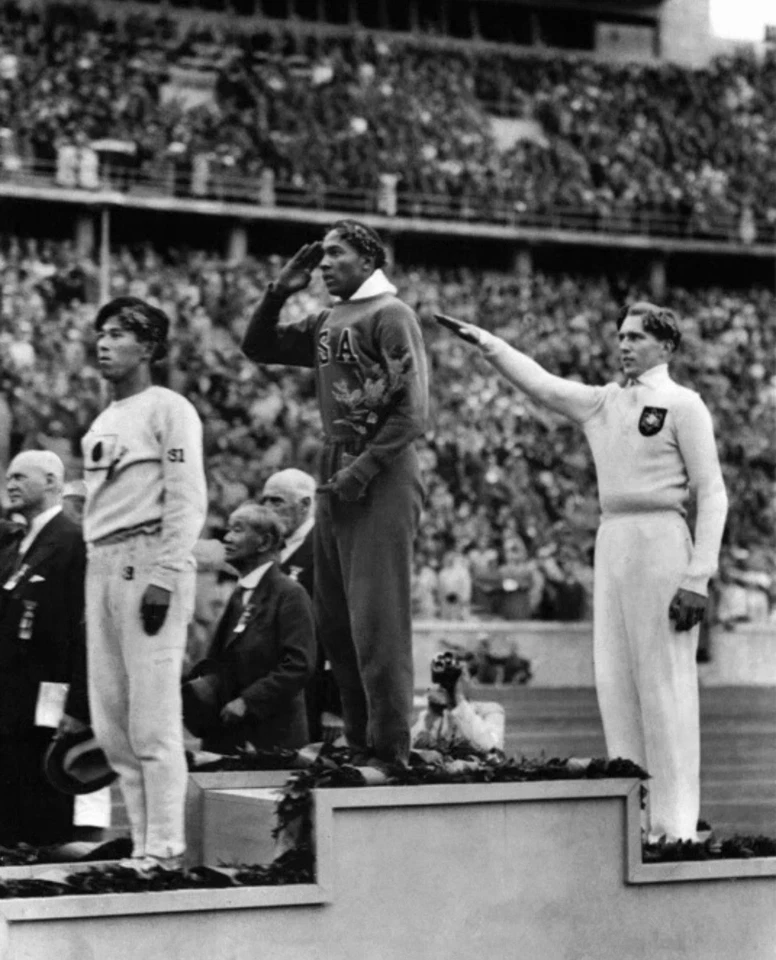 1936 Berlin Olympics JESSE OWENS Glossy 8x10 Photo USA Print Poster Gold Medal - Image 1 of 1