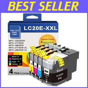 Tintenpatronen mit hoher Reichweite für Brother MFC-J Drucker - Bild 1 von 9