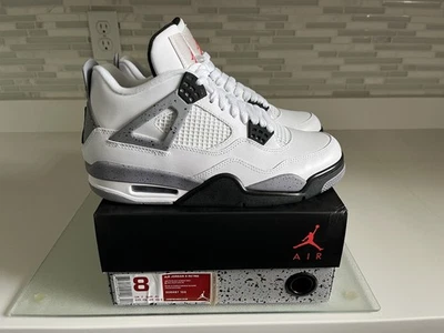 Air Jordan 4 Retro Blanco Cemento (2012) Jumpman Talla 8 Deadstock Foto 1 de 4