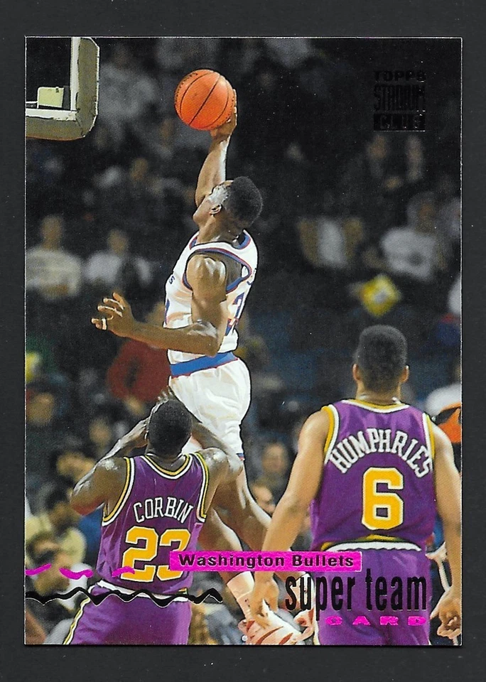 1993-94 Stadium Club Super Teams No27 Washington Bullets - Изображение 1 из 1