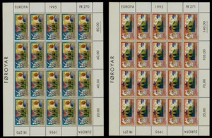 FAEROER 1995 Europa 2 MF MNH** - Picture 1 of 1