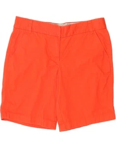 J. CREW Womens Chino Shorts US 10 Large W34 Red Cotton AI04 - Picture 1 of 3