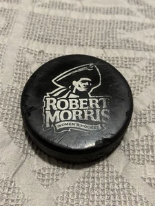 Robert Morris University Colonials NCAA D1 Hockey Puck Used - Picture 1 of 3