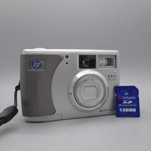 HP Digital Camera Photosmart 735 3.2MP Silver Tested - Picture 1 of 8