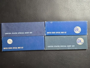 Lot of Four, Two 1966 & Two 1967 Special Mint Sets in Original Boxes - Picture 1 of 4