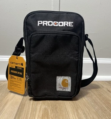 NWT Carhartt Black Adjustable Crossbody Zip Bag  - Branded - Image 1 of 4