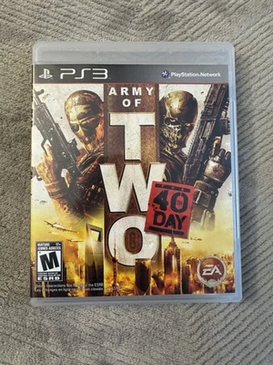 Army of Two: The 40th Day (PlayStation 3, 2010) CIB Complete w/ Insert - Tested - Image 1 of 4