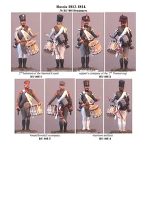 VID soldiers - Ru-80I Drummers, Russia 1812-1814, 60 mm metal kits - Picture 1 of 9