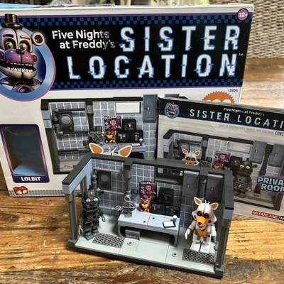RARE Five Nights At Freddys Private Room Construction Set Sister Location LOLBIT - Image 1 of 4