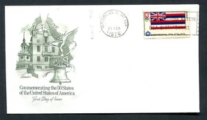 USA : Scott # 1682 State Flags - Hawai - FDC - Artcraft Cachet - Picture 1 of 1