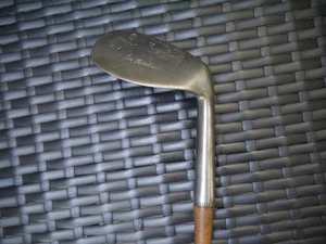 Antique Vintage Hickory Wood Shaft George Nicoll J Doeberl Greenwich, CT Niblick - Picture 1 of 17