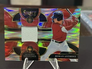 2024 Panini Select Roman Anthony Selective Swatches PATCH Flash Prizm Red Sox - Picture 1 of 2