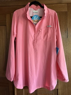 Camisa túnica encubierta Columbia PFG Timiami para mujer talla XL playa piscina pesca nueva con etiquetas Foto 1 de 4