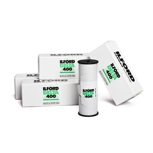 5x Ilford Delta 400 120 Rollfim s/w b/w Schwarzweißfilm Mittelformat  - Bild 1 von 2