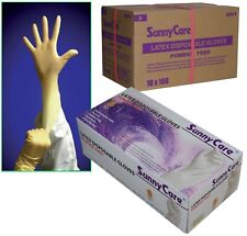 1000 pcs SunnyCare 6801 Latex Disposable Gloves,(Nitrile Vinyl Free) Size: Small