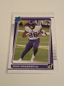 2021 Panini Donruss Football Kene Nwangwu Rated Rookie #285 Minnesota Vikings - Picture 1 of 1