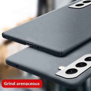 Für Samsung S25 S24 Ultra S23 S22 S21 FE A53 A55 Slim Sandstein Dünn Cover Hülle - Bild 1 von 19