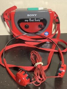 My First Sony Walkman WM-3000 Cassette Tape Player w/ headphones. FOR PARTS! A3