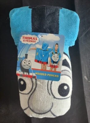 Boys and Girls 100% cotton Hooded Poncho NWT - Image 1 of 3