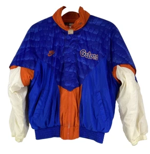 Vintage Nike Team Sports Florida Gators UF Blue Orange Full Zip Jacket L - Picture 1 of 16