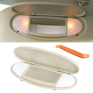Beige Sonnenblende mit Waschtischspiegel Für Mini Cooper R55 R56 R57 R58 R59 R60 - Bild 1 von 6
